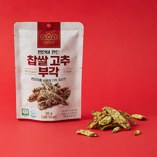 명인이 만든 찹쌀 고추부각 30g