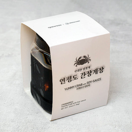 고급 미(味)친 간장게장 1.5kg (암꽃게 250~285g 내외 2마리)
