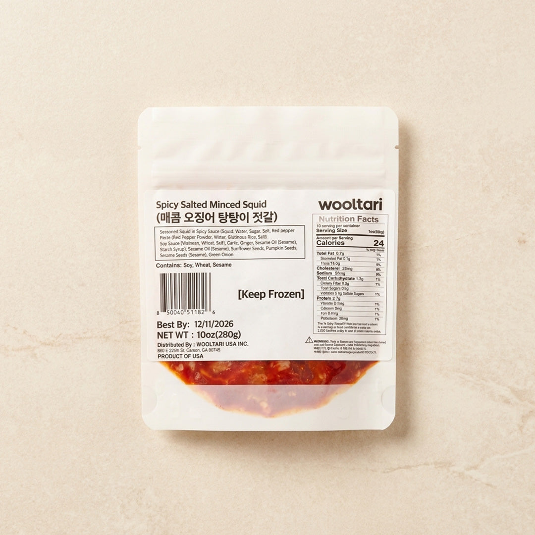 Spicy Salted Minced Squid
