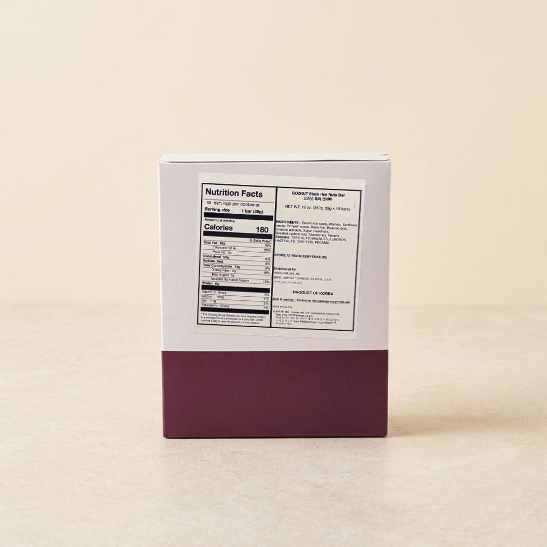 [이른비] 고즈넛 흑미견과바 350g