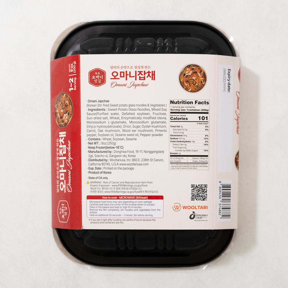 오마니 잡채 250g