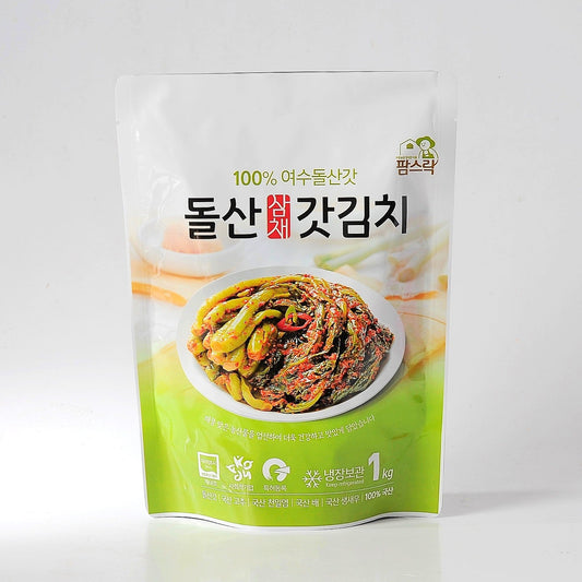 돌산 삼채 갓김치 1kg