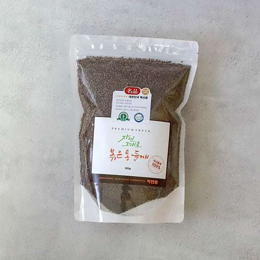 자연그대로 볶은통들깨 500g