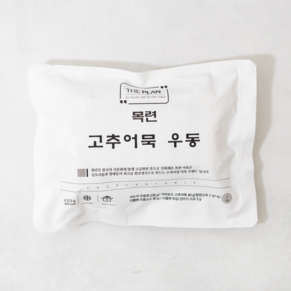 목련 고추어묵 우동 313g