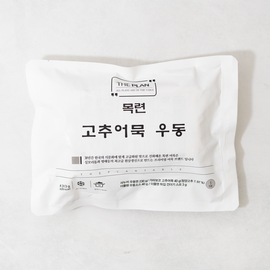 목련 고추어묵 우동 313g