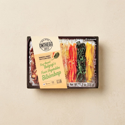 [신규] 아워홈 아워홈 오색비빔밥 320g - [ONTHEGO] OURHOME BULGOGI & FOUR VEGETABLES BIBIMBAP