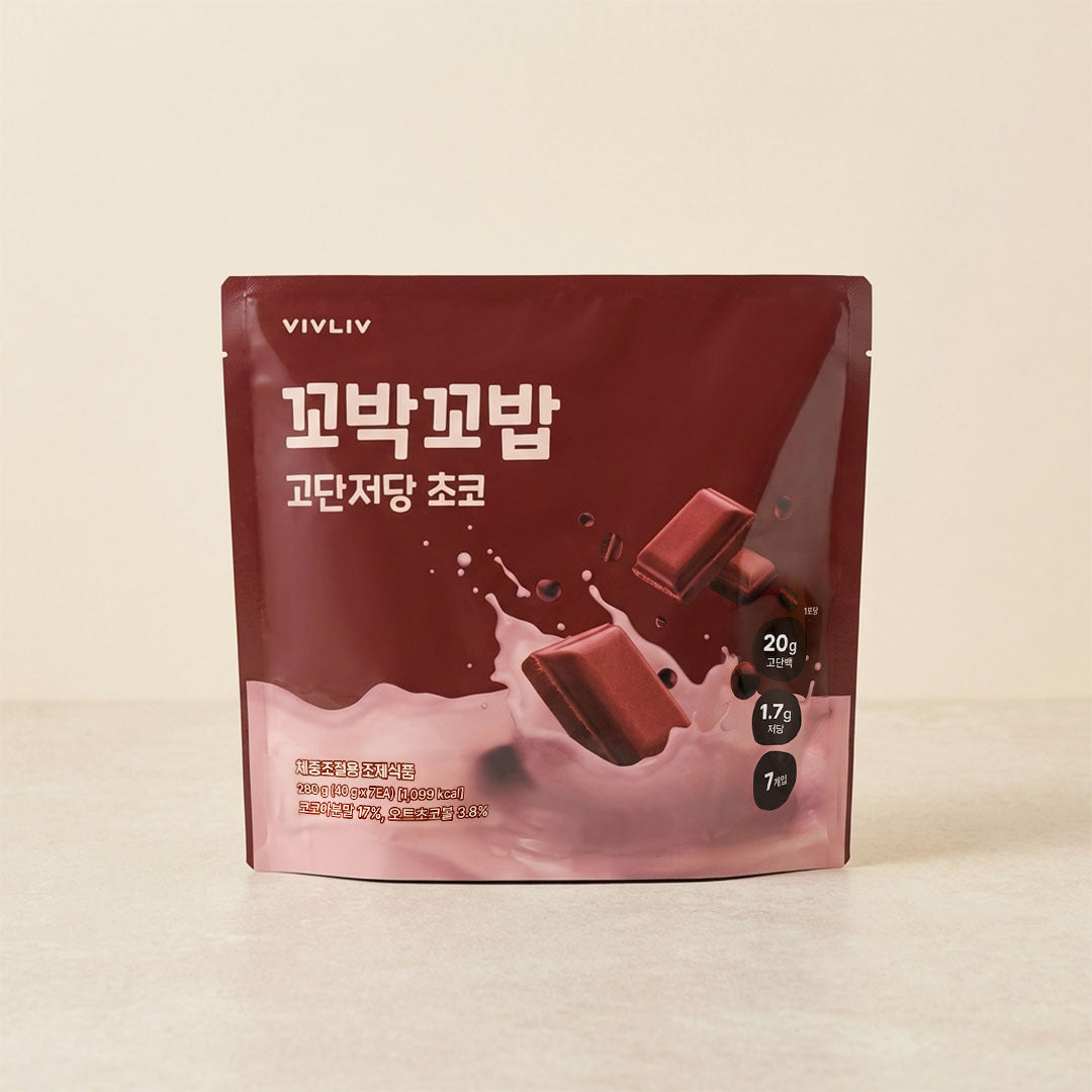 Kkobak Kkobap HPLS Shake Chocolate 40g * 7EA