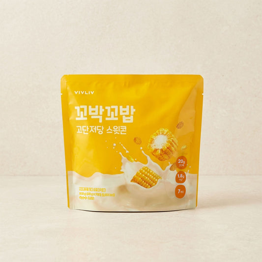 [신규] 비브리브 꼬박꼬밥 고단저당 쉐이크 스윗콘맛 40g * 7포입 280g 