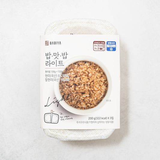 [BABIYA] COOKED RICE (BROWN RICE) 600g