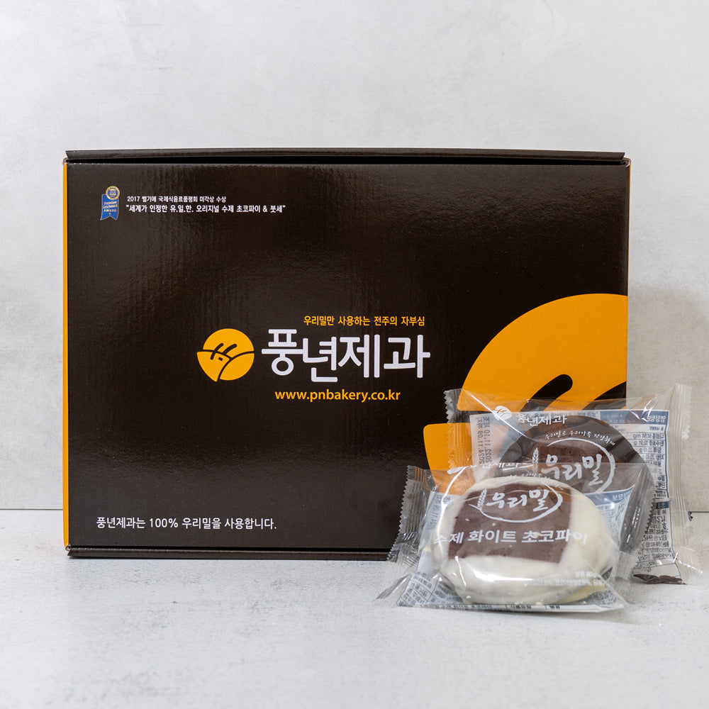 Handmade Choco-pie(Original 6ea+White 6ea)900g