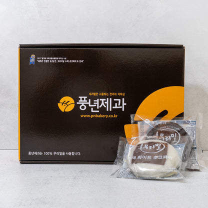 Handmade Choco-pie(Original 6ea+White 6ea)900g