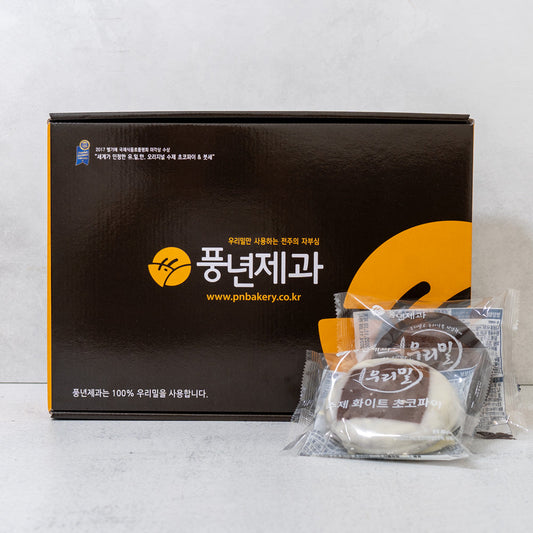 우리밀 초코파이 세트(수제6개+화이트6개) 900g