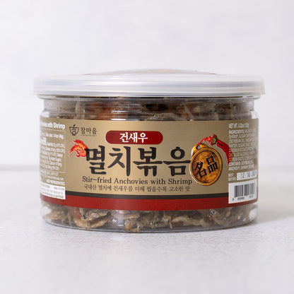 Stir-fried anchovies and shrimp 120g