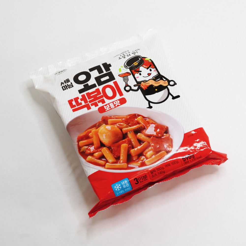 서울마님 오감떡볶이(밀떡 보통맛) 590g