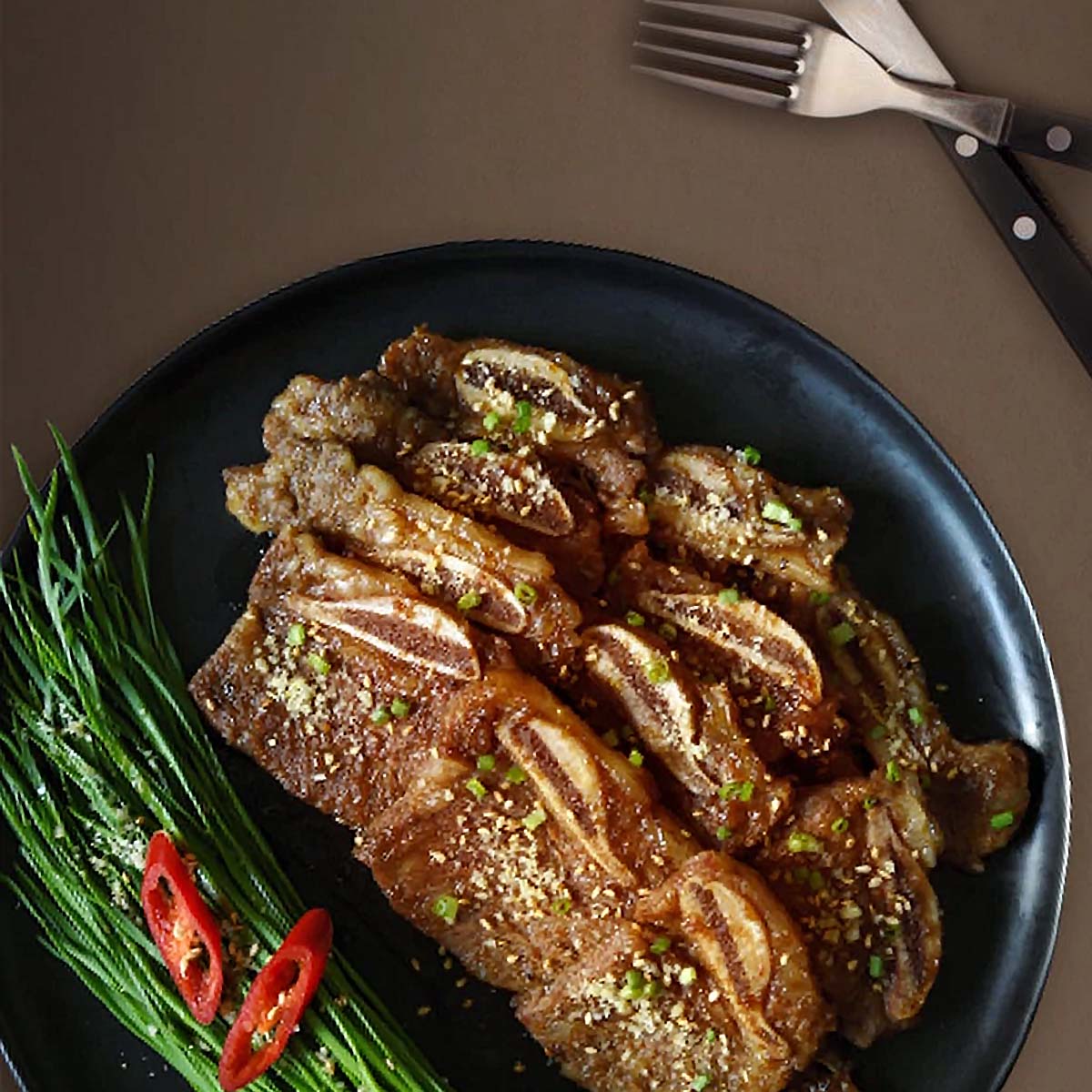 양념 LA갈비 3lbs (8mm)