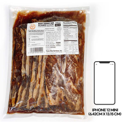 양념 LA갈비 3lbs (8mm)