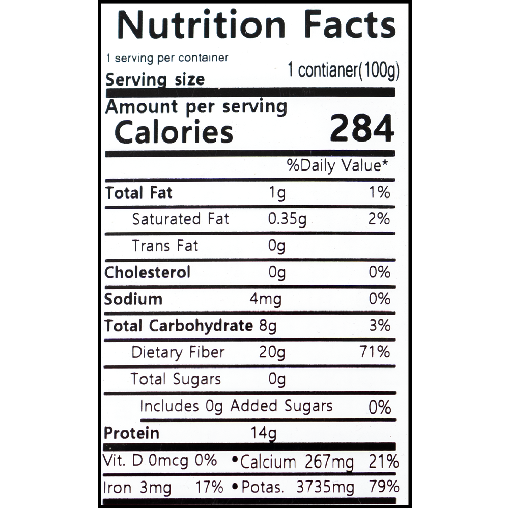 Dried Young Pumpkin 100g