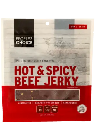 CLASSIC HOT & SPICY BEEF JERKY 3 OZ