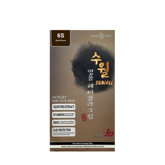 명품 헤어칼라 크림 6S 다크 브라운