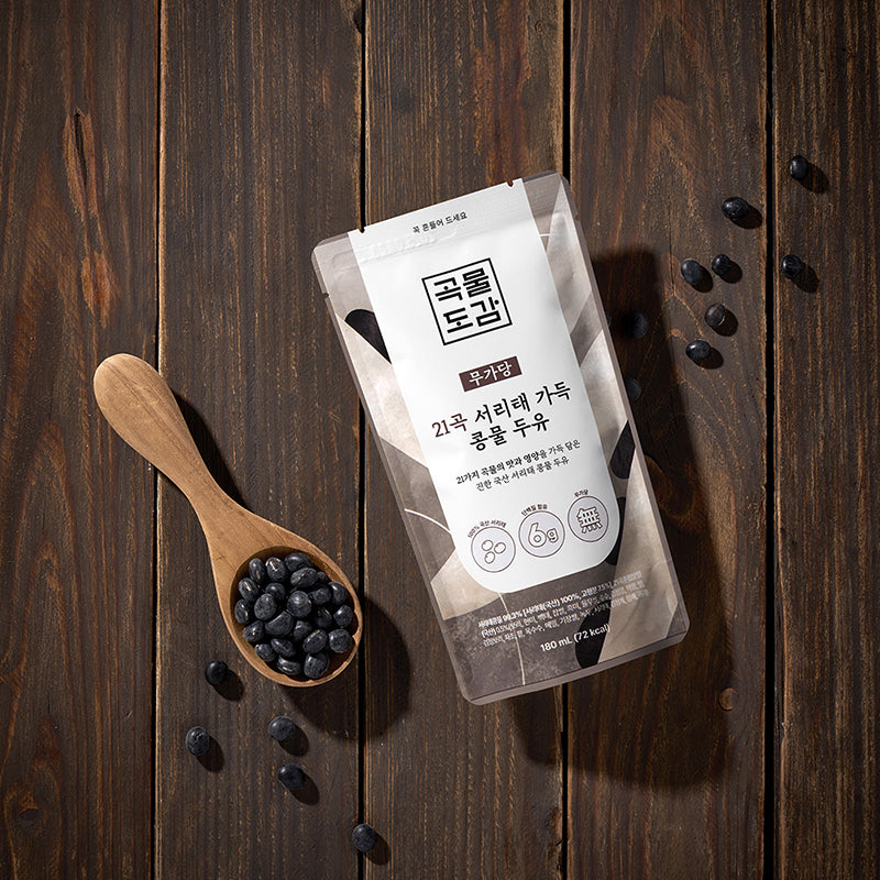 21곡 서리태 가득 콩물 두유 (180ml X 15)