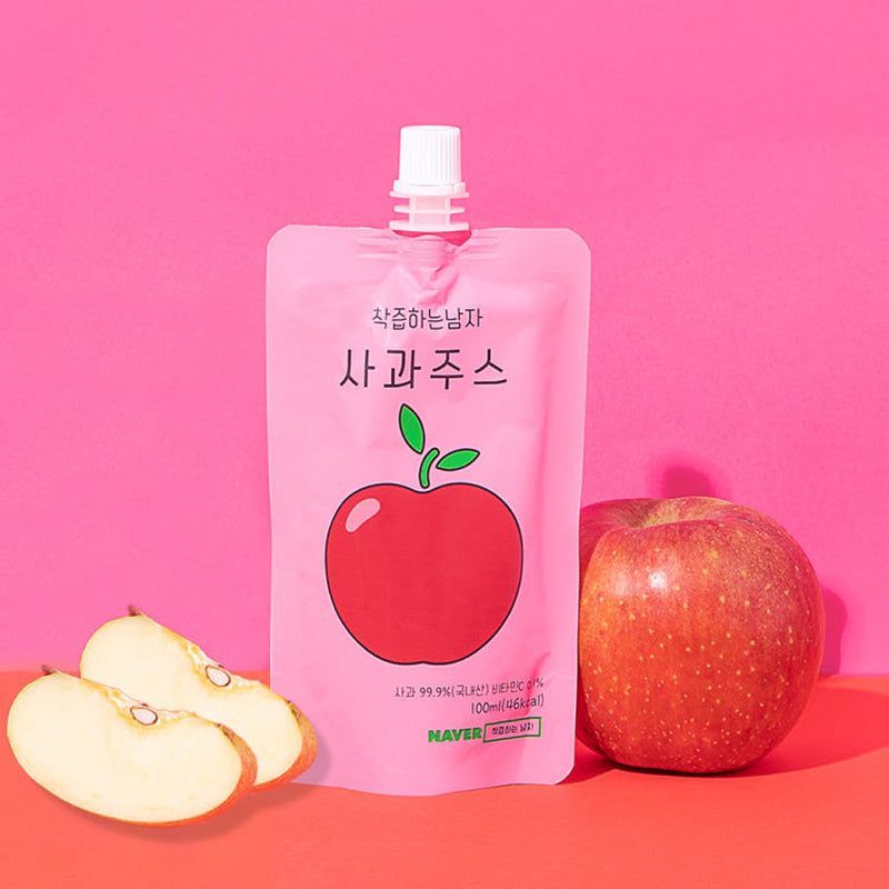 경북햇살농원 착즙하는남자 사과즙 스파우트 30포/1박스 3000ml