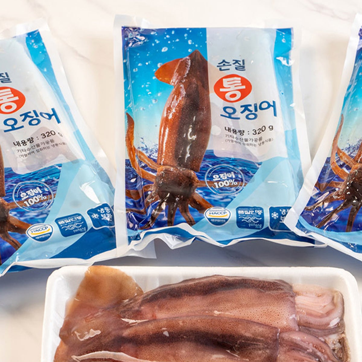 손질 통오징어 320g