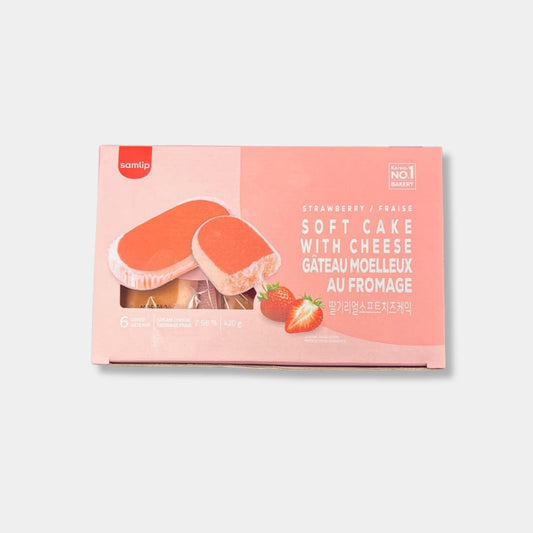 삼립 리얼 소프트 치즈케익 딸기맛 6개입