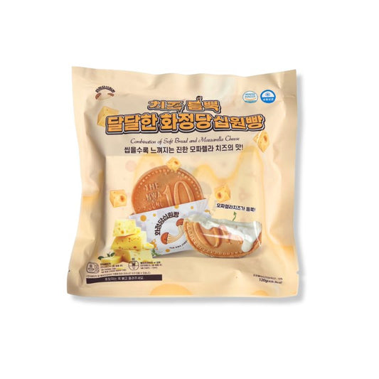 Korea Coin Shaped Mozzarella Cheese Bread 120g