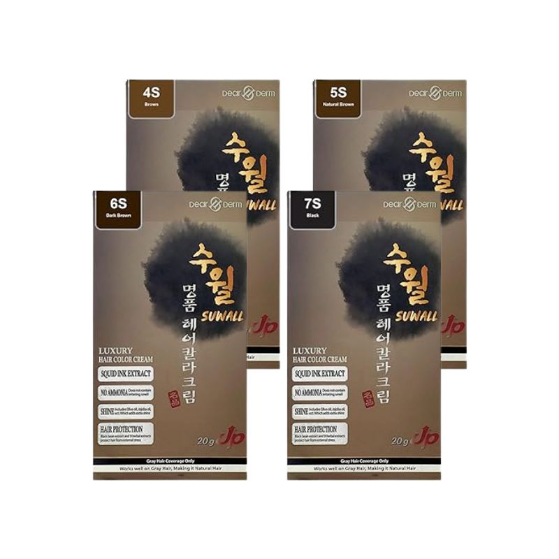 명품 헤어칼라 크림 5S 네쳐럴 브라운
