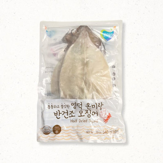 국내산 반건조 오징어(특대) 3미 1봉 540g