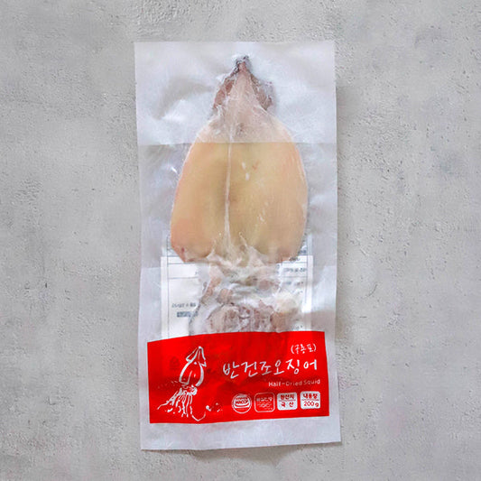 국내산 반건조 오징어 200g