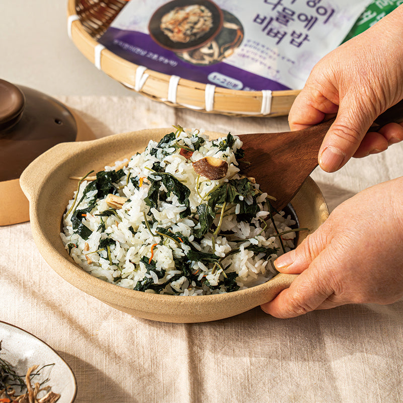 담우 부지깽이나물에비벼밥 10.5g - Wild Greens (Bujigaengi) for Bibimbap