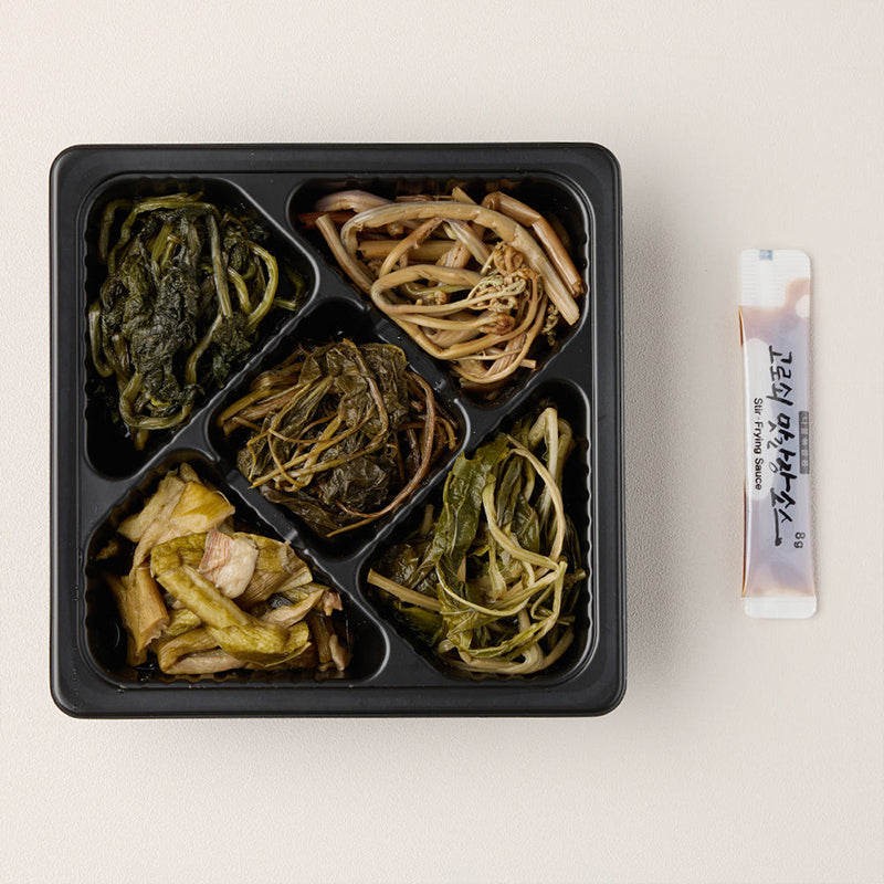[지리산피아골식품] 산채비빔밥 밀키트(모둠나물4종) 200g