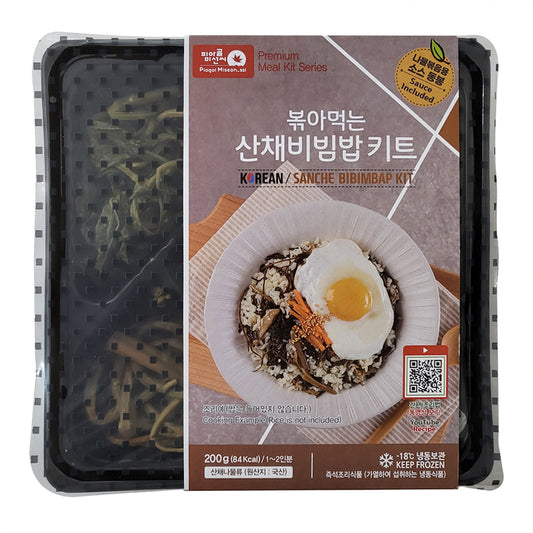 [지리산피아골식품] 산채비빔밥 밀키트(모둠나물4종) 200g