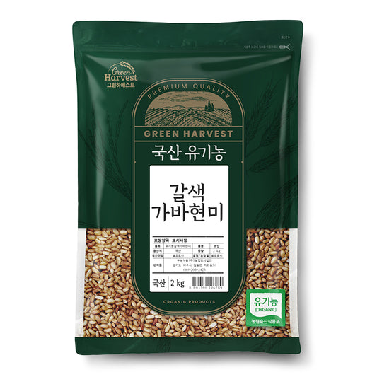 [신규] 두보식품 국산 유기농 갈색가바현미 2kg 