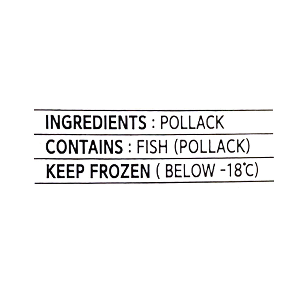 Half Dried Pollock Cut 700g