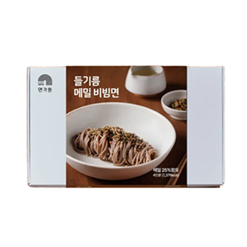 강식품 면가원 들기름 메밀 비빔면 4인분 508g 