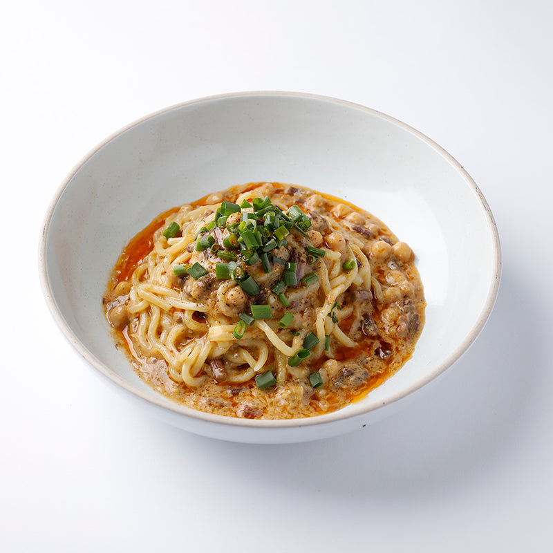 Noodles with Gosari (Bracken Fern) & Perilla Seed Sauce