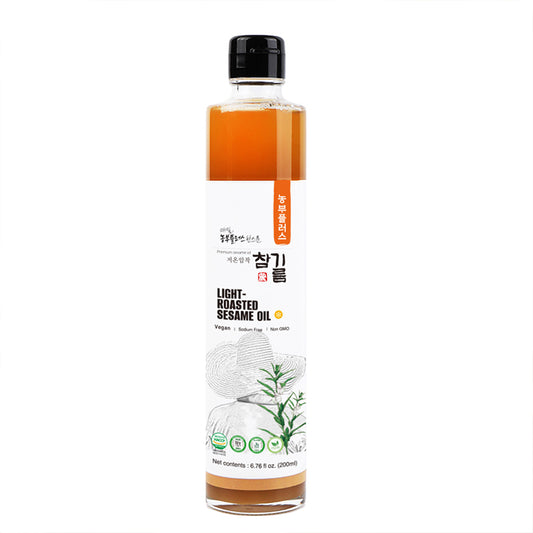 [신규] 농부플러스 농부플러스 저온압착 참기름 (에어셀) 200ml 