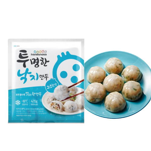 투명한 낙지만두 420g