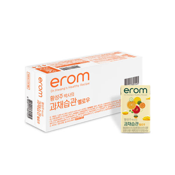erom 황성주박사의 과채습관(옐로)140ml [24W] 랩어라운드