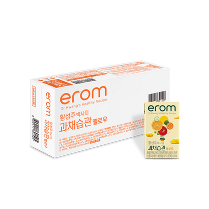 erom 황성주박사의 과채습관(옐로)140ml [24W] 랩어라운드