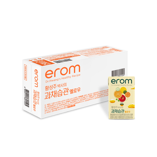 erom 황성주박사의 과채습관(옐로)140ml [24W] 랩어라운드